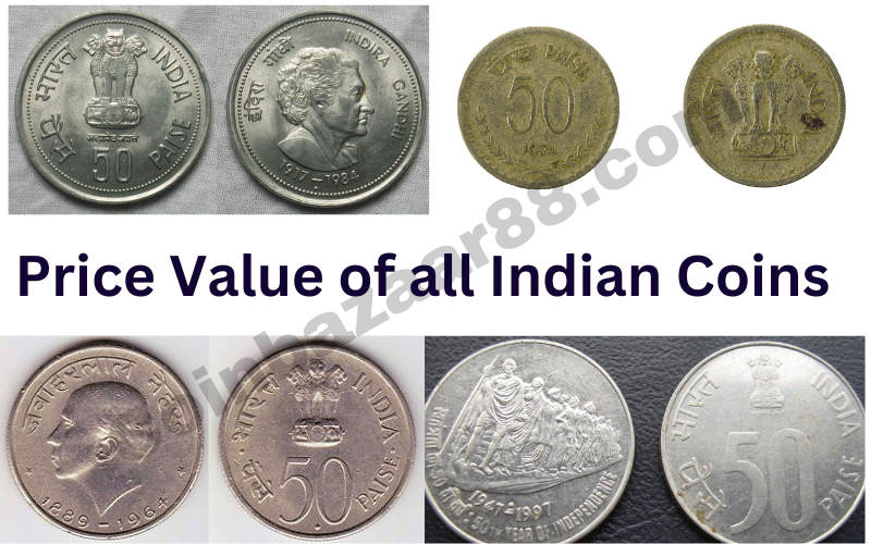Price Value of all Indian Coins